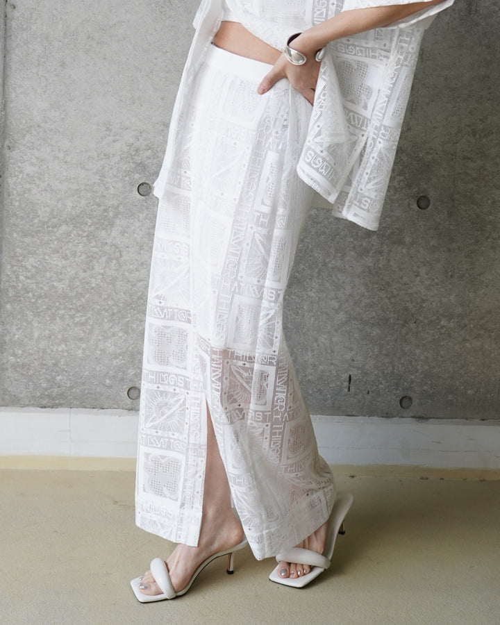 THIRD EYE(i) LACE SKIRT