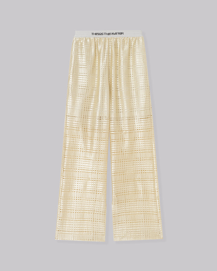TRIACETATE LACE PANTS
