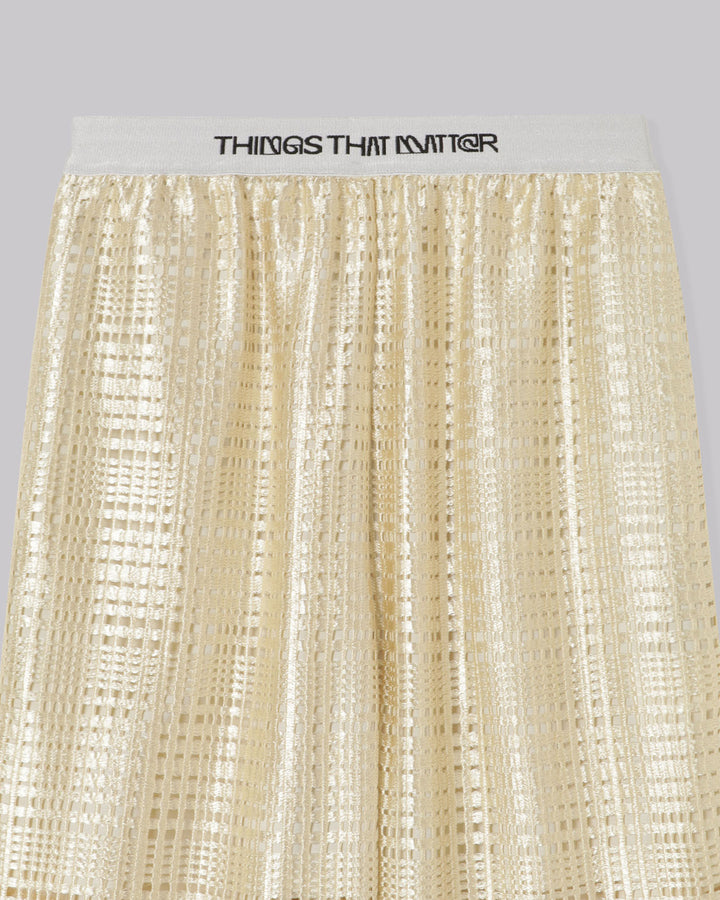 TRIACETATE LACE PANTS