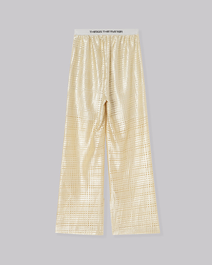 TRIACETATE LACE PANTS
