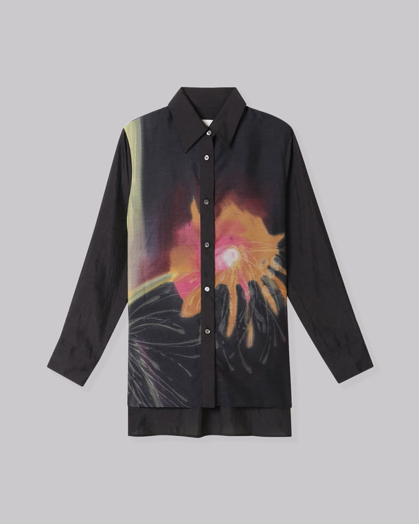 DRAWING HANABI SHEER SHIRT