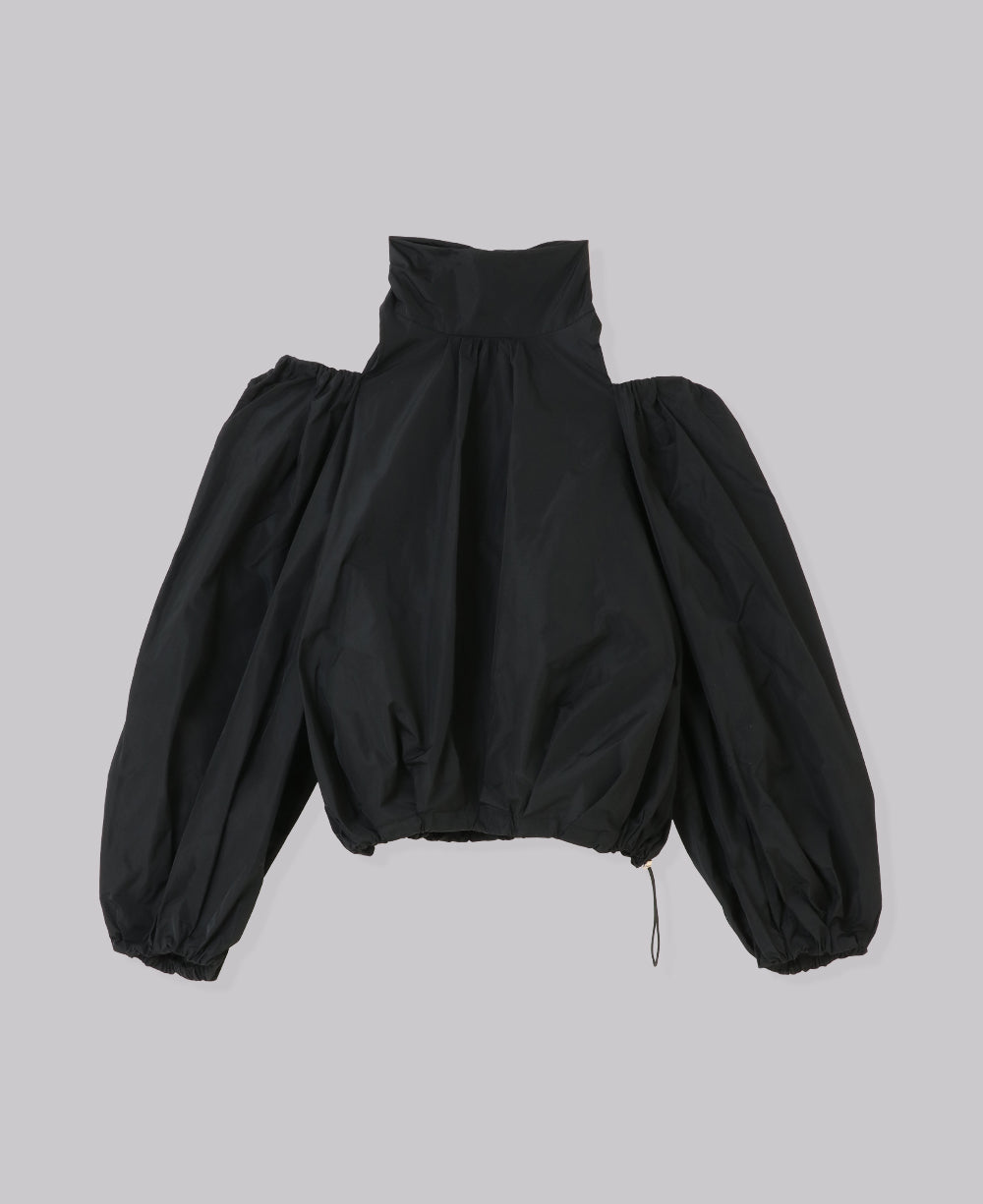 MICRO TAFFETA VOLUME BLOUSE【BLACK】 | TOPS | STORE | THINGS THAT