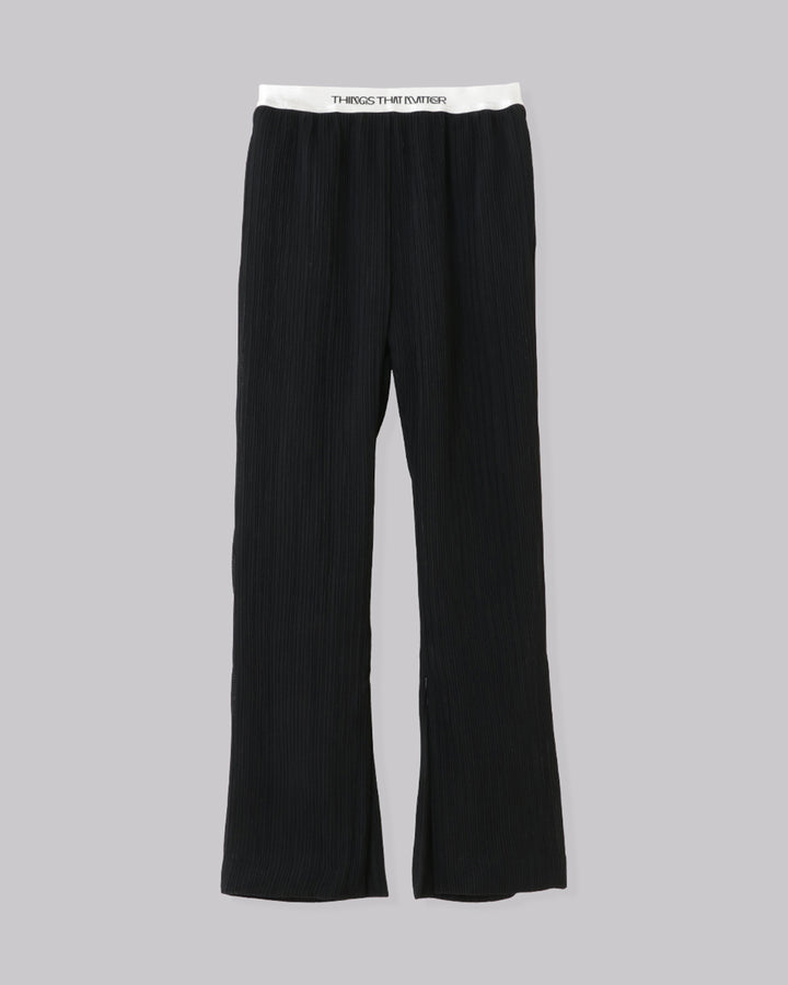 PLEATS RIB PANTS