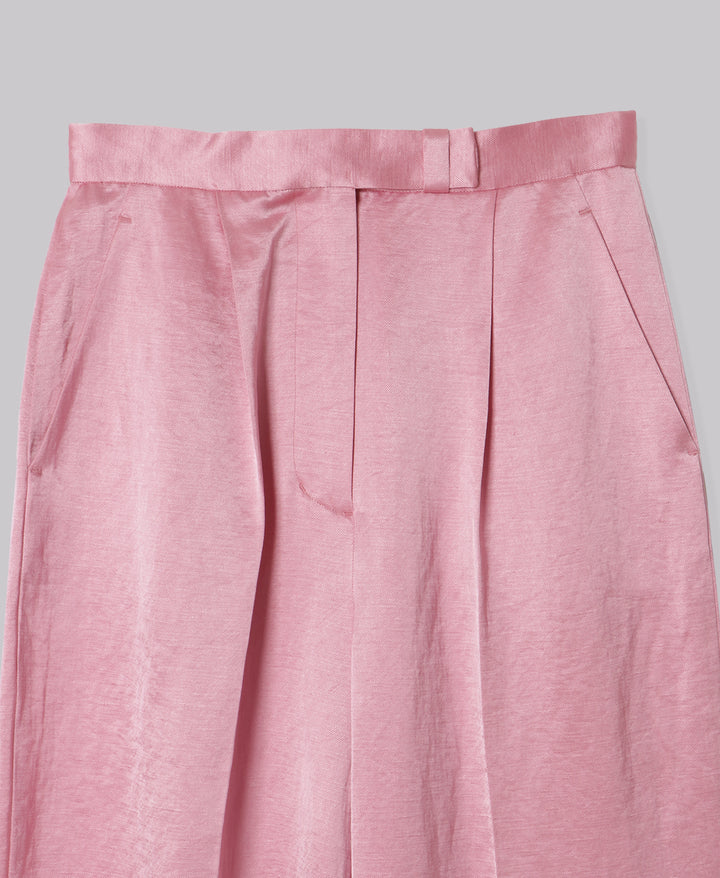 TRIACETATE LINEN WIDE PANTS
