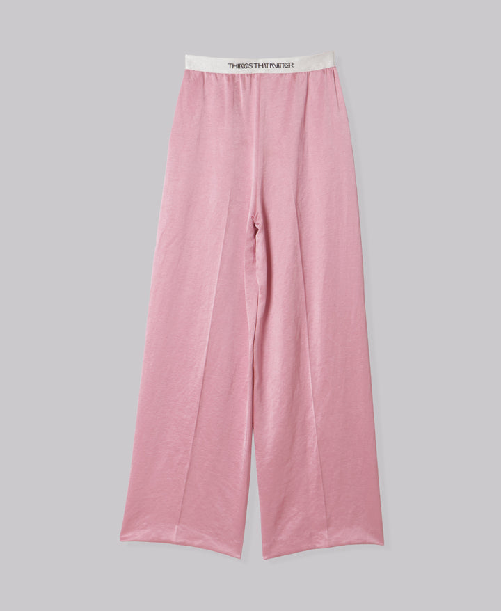 TRIACETATE LINEN WIDE PANTS
