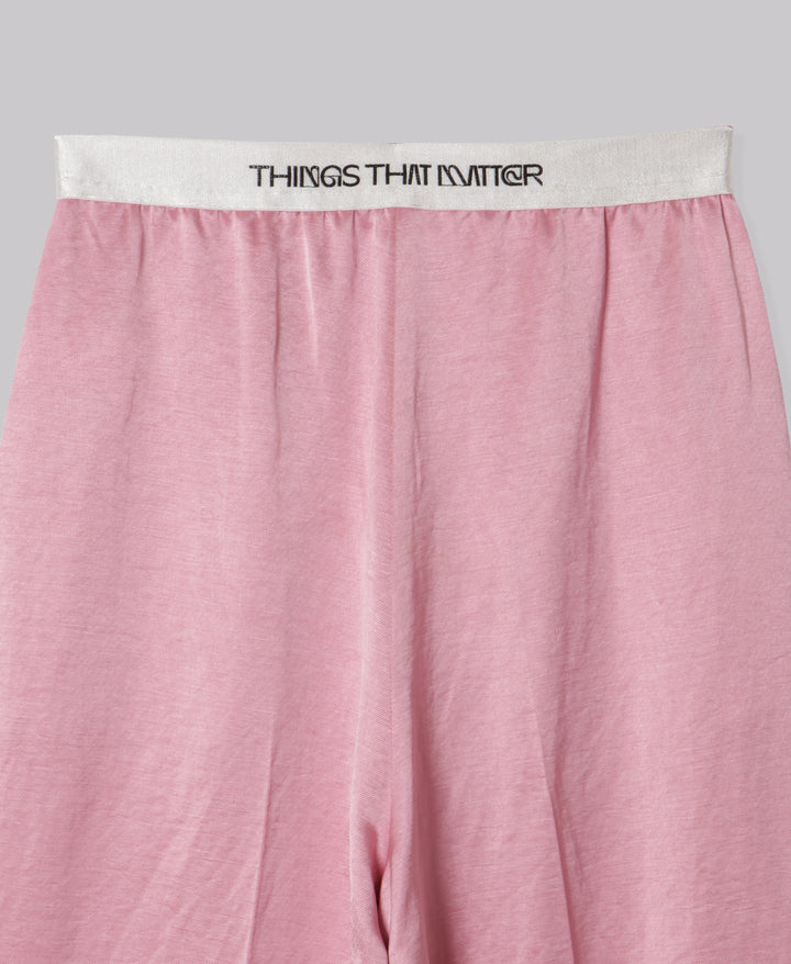 TRIACETATE LINEN WIDE PANTS