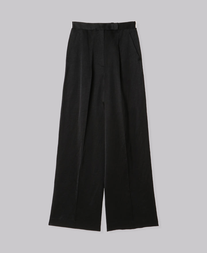 TRIACETATE LINEN WIDE PANTS