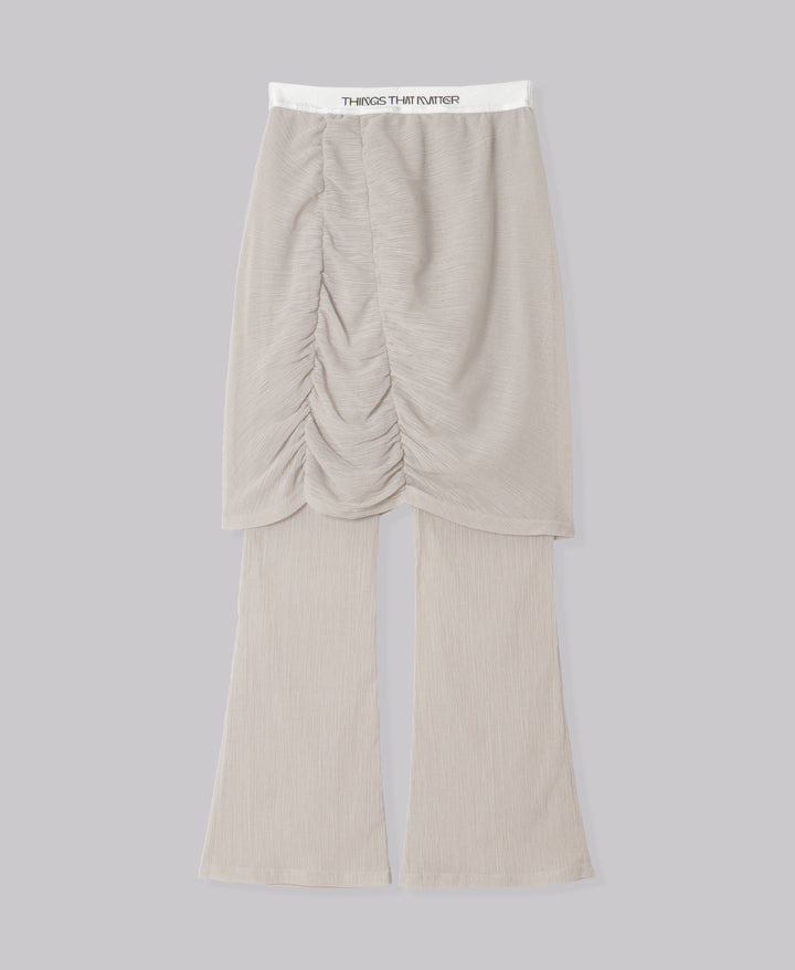 SHEER YORYU LAYERED PANTS