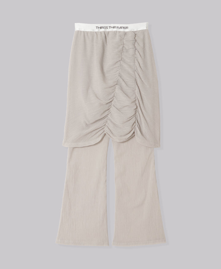 SHEER YORYU LAYERED PANTS