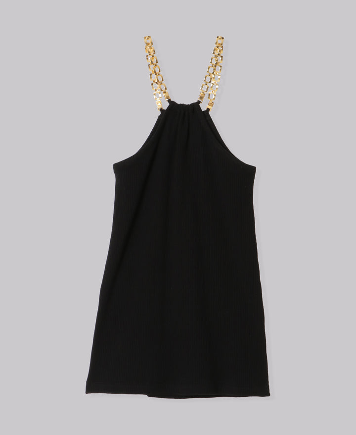 HALTER NECK CHAIN STRAP TOPS