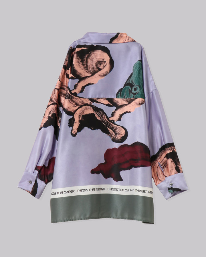 BODY TRIP OPEN-COLLAR BIG SHIRT