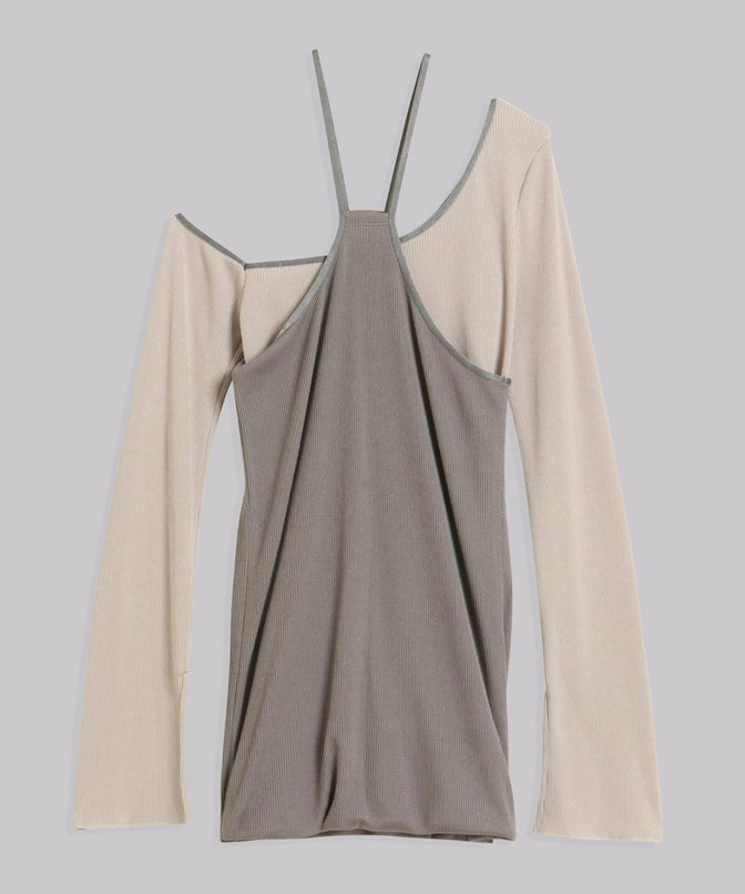 LAYERED BRIGHT PLATING RIB TOPS