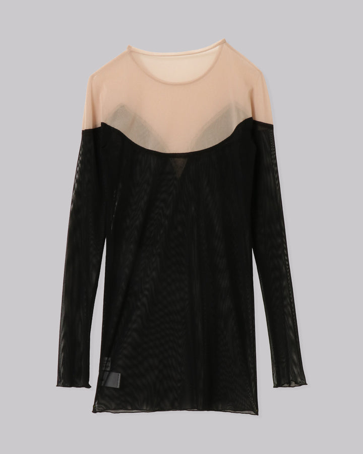 BI-COLOR TULLE TOPS