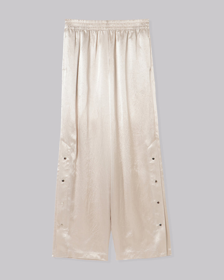 ACETATE SATIN TRACK PANTS
