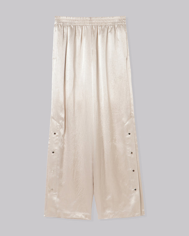 ACETATE SATIN TRACK PANTS