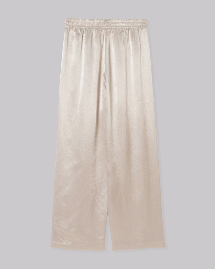 ACETATE SATIN TRACK PANTS
