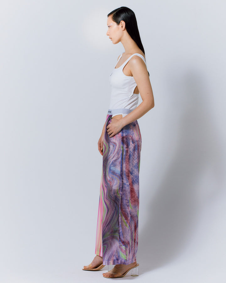 PARALLEL CUTTING WIDE PANTS