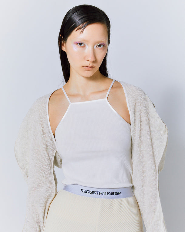 DIMENSION WARP BOLERO & CAMISOLE TOPS