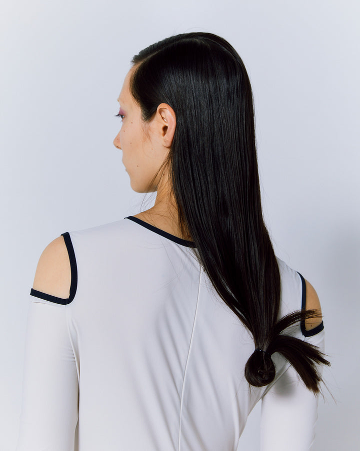 NOTCH DESIGN HIGH STRETCH JUMPSUIT