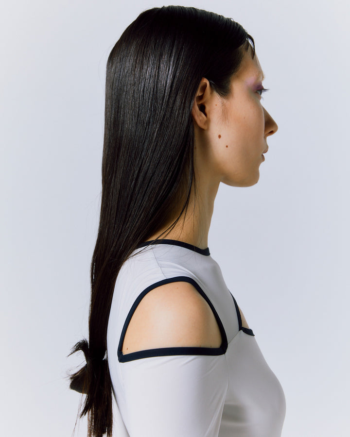 NOTCH DESIGN HIGH STRETCH JUMPSUIT
