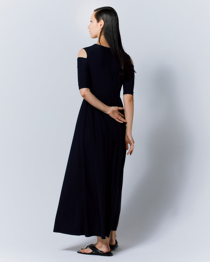 NOTCH DESIGN HIGH STRETCH JUMPSUIT