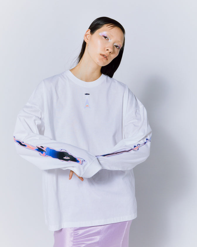 UFO LONG SLEEVE T-SHIRT ×midorikawano