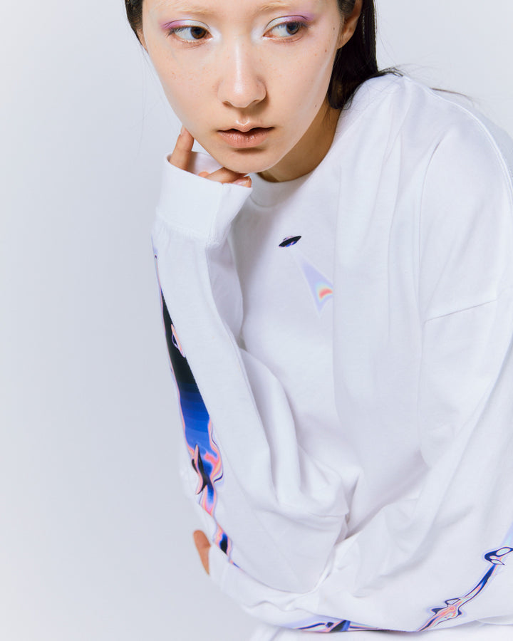 UFO LONG SLEEVE T-SHIRT ×midorikawano