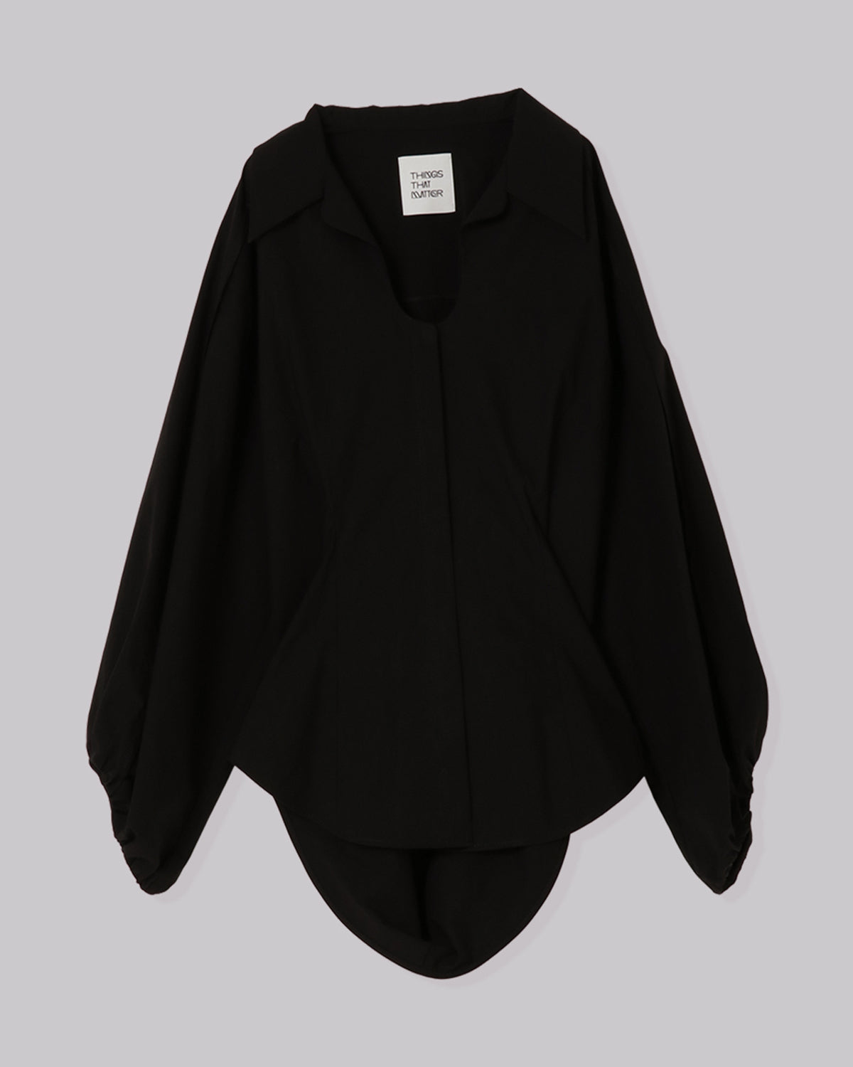 THINGS THAT MATTER◆VOLUME SLEEVE SHIRT/長袖シャツ/FREE/コットン/イエロー/0582TM0102P VOLUME SLEEVE SHIRT | | STORE | THINGS THAT MATTER ONLINE STORE