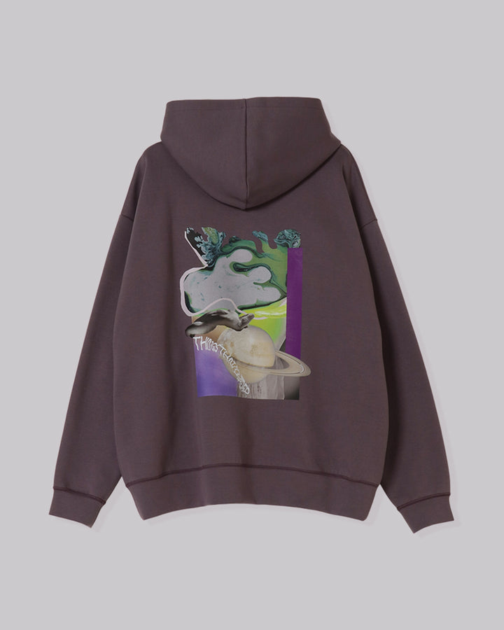 DREAMING PRINT SWEAT HOODIE