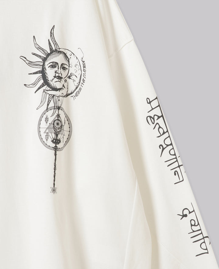 Yin & Yang PRINT LONG T-SHIRT