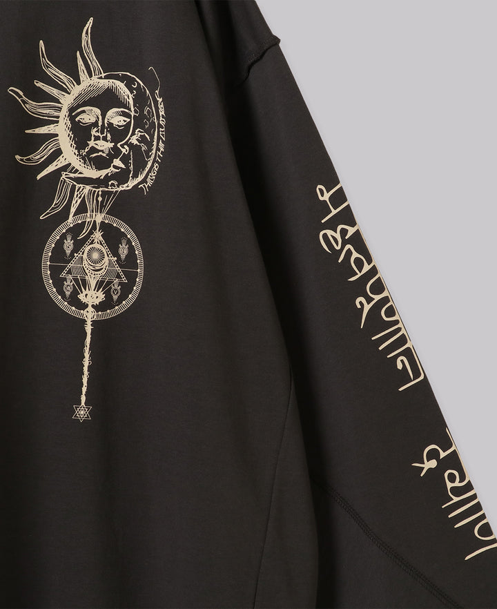 Yin & Yang PRINT LONG T-SHIRT