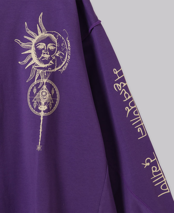 Yin & Yang PRINT LONG T-SHIRT