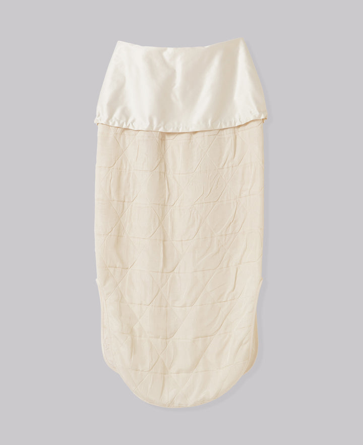 CONFLICTING FRONT ZIP SKIRT