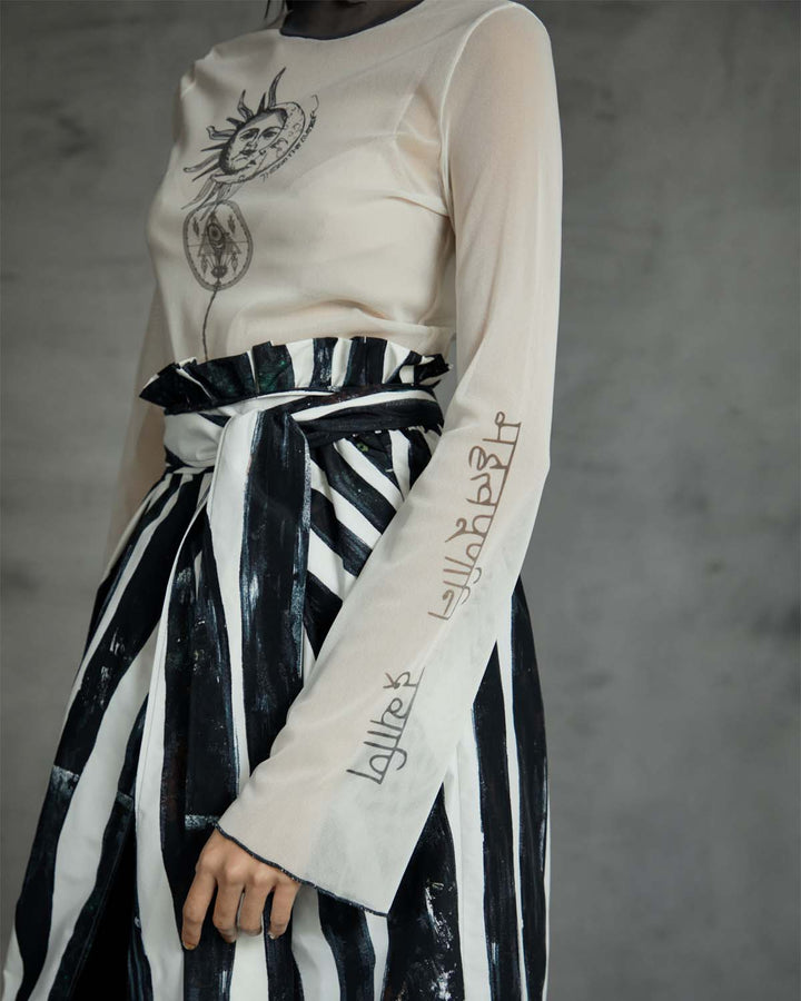 Yin & Yang PRINT TATTOO TOPS