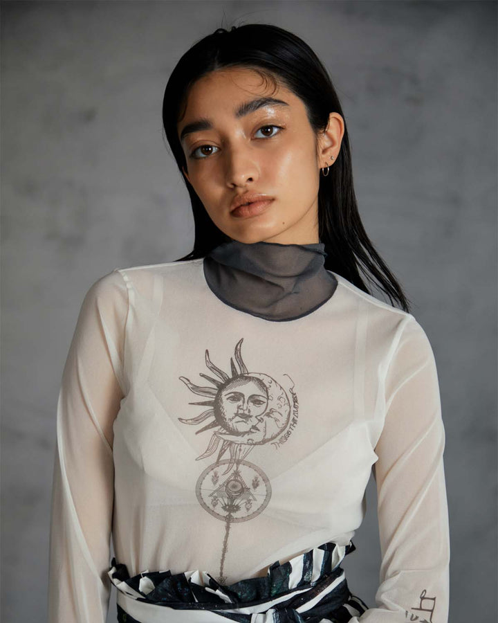 Yin & Yang PRINT TATTOO TOPS