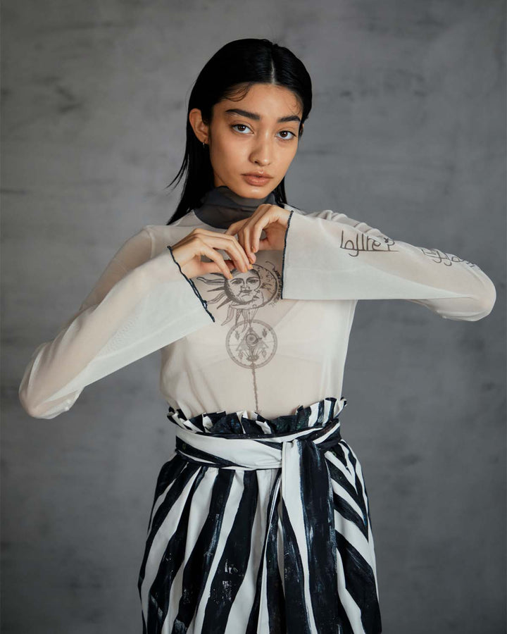 Yin & Yang PRINT TATTOO TOPS
