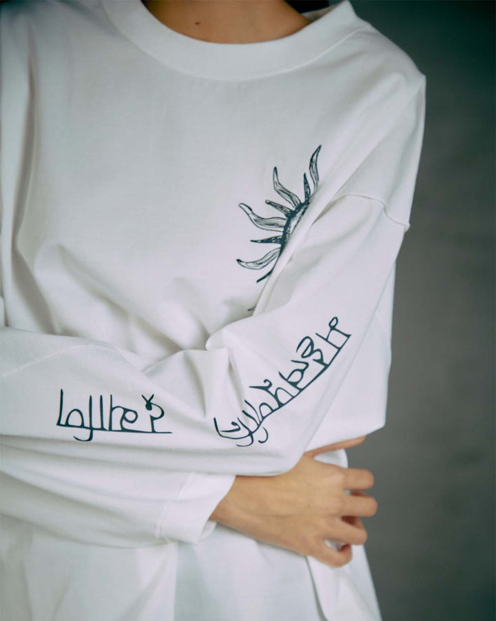 Yin & Yang PRINT LONG T-SHIRT