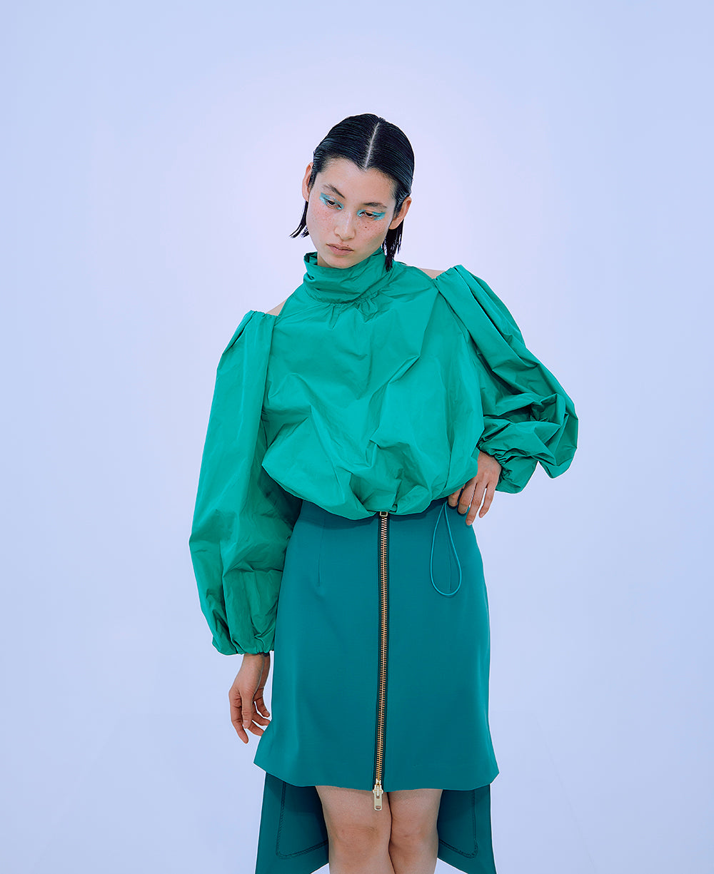 MICRO TAFFETA VOLUME BLOUSE | ARCHIVE | STORE | THINGS THAT MATTER