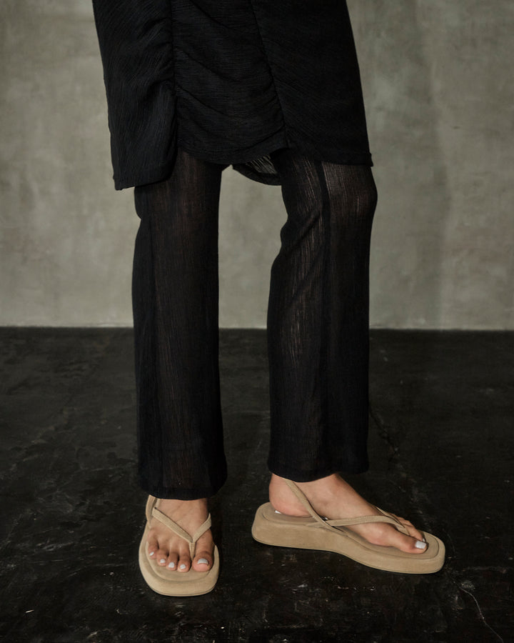 SHEER YORYU LAYERED PANTS