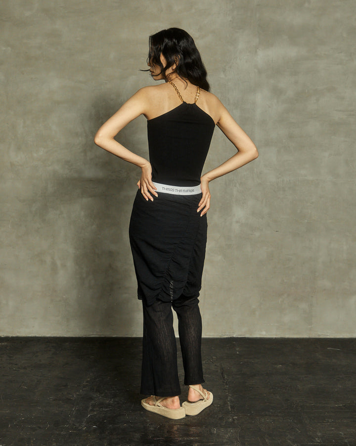 HALTER NECK CHAIN STRAP TOPS