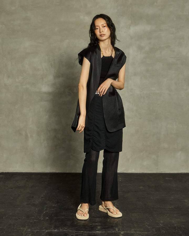SHEER YORYU LAYERED PANTS