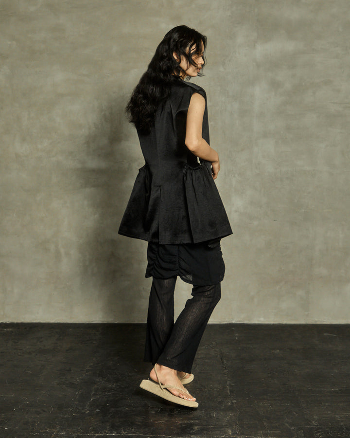 SHEER YORYU LAYERED PANTS