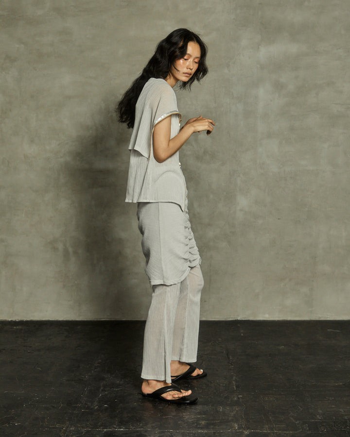 SHEER YORYU LAYERED PANTS