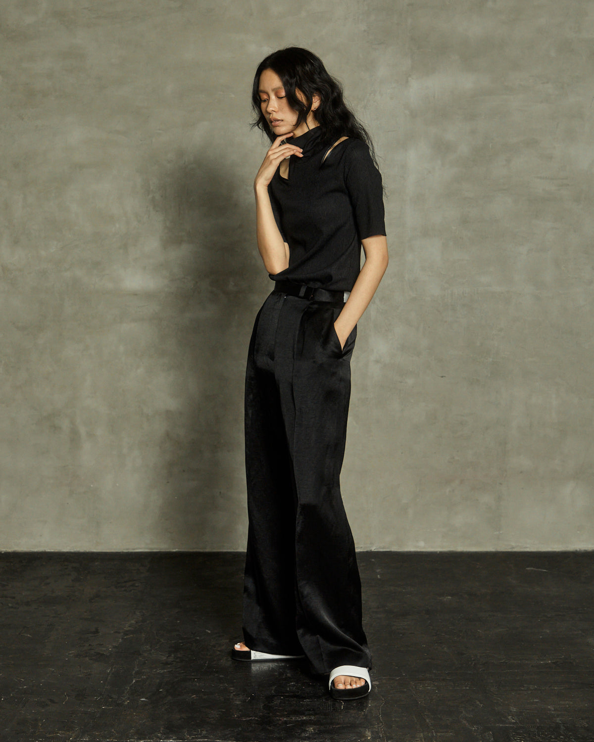 TRIACETATE LINEN WIDE PANTS | PRE ORDER | STORE | THINGS THAT