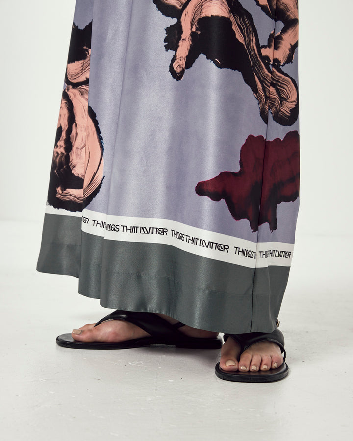 BODY TRIP HIP BONE CUTTING WIDE PANTS