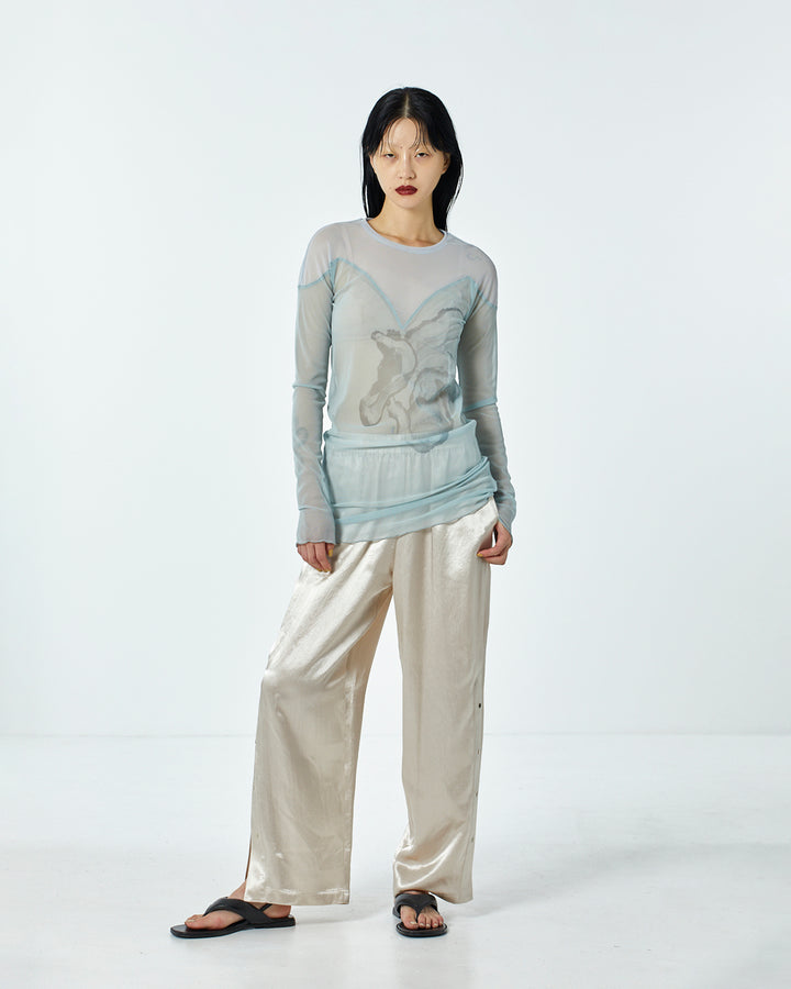 BODY TRIP BI-COLOR TULLE TOPS
