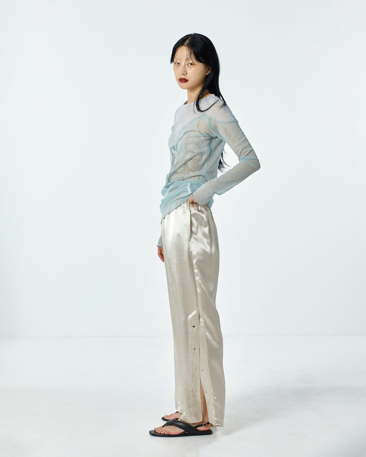 BODY TRIP BI-COLOR TULLE TOPS