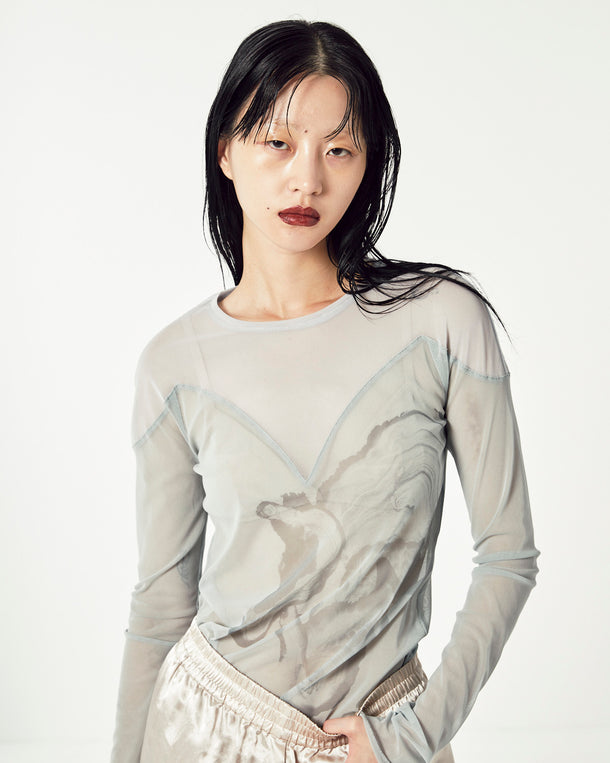 BODY TRIP BI-COLOR TULLE TOPS