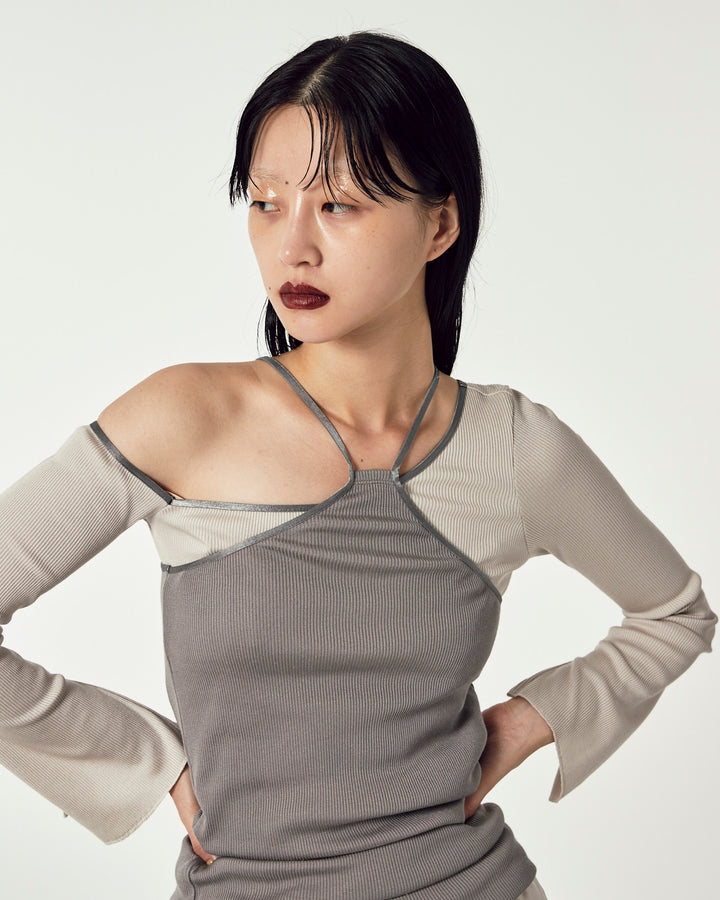 LAYERED BRIGHT PLATING RIB TOPS