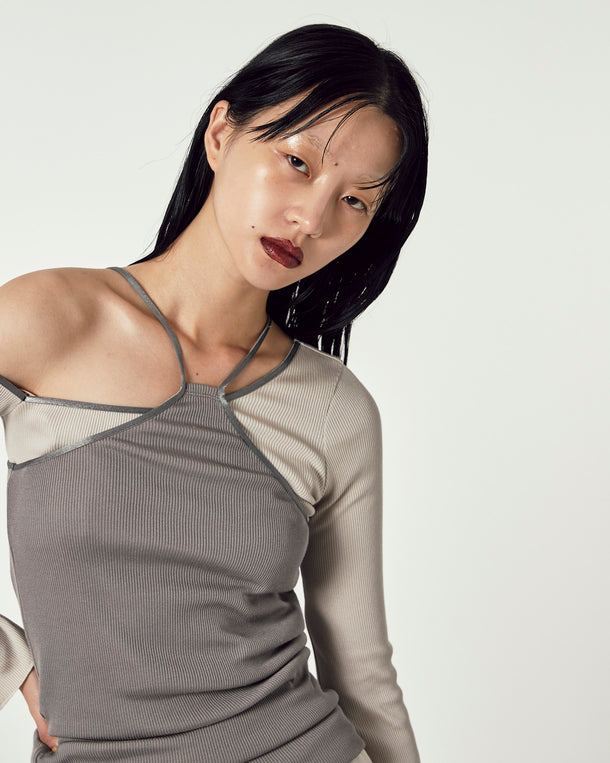 LAYERED BRIGHT PLATING RIB TOPS